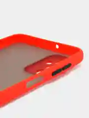 Красный чехол для Samsung Galaxy M52, Самсунг М52, матовый, цветные кнопки