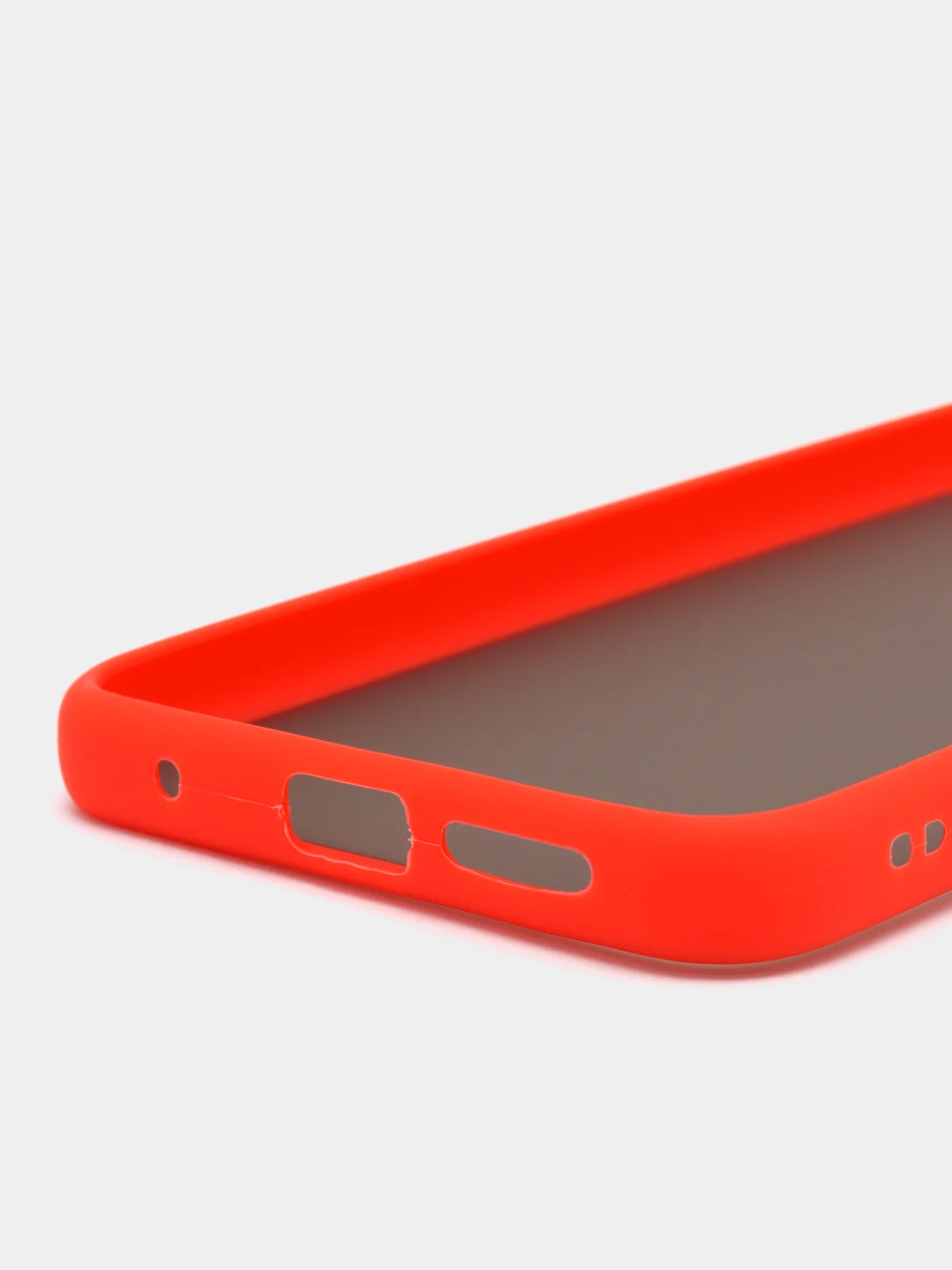 Красный чехол для Xiaomi Redmi Note 11 4G, Полупрозрачный, Редми Ноут 11