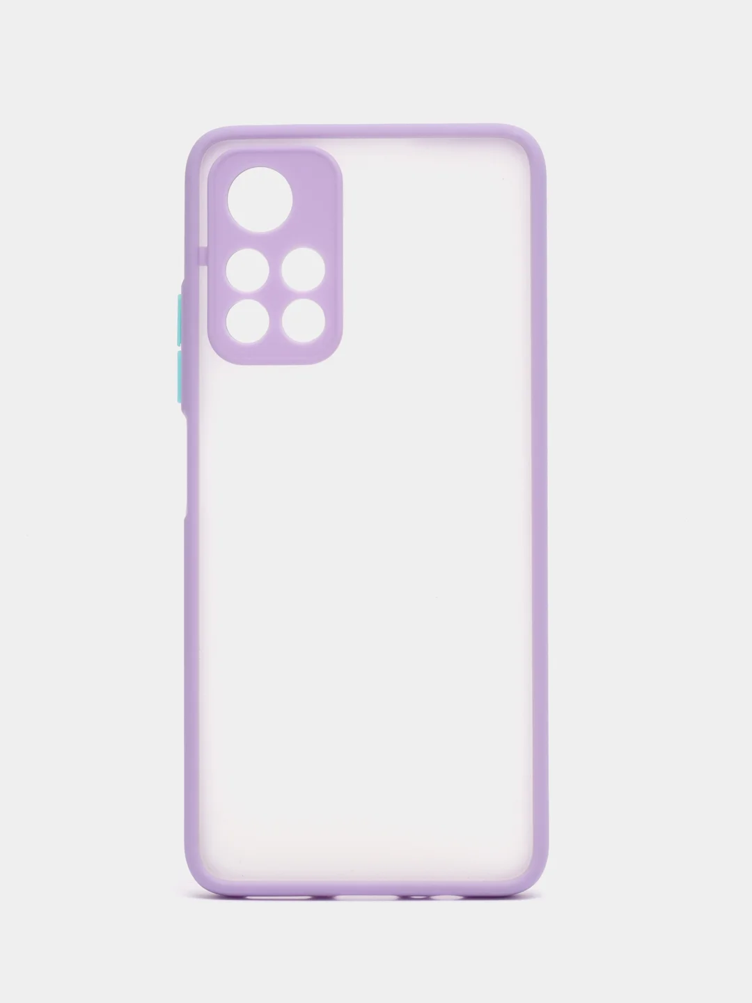 Лавандовый чехол на Poco M4 5G, M4 Pro 5G, матовый, цветные кнопки, Поко М4, М4 Про