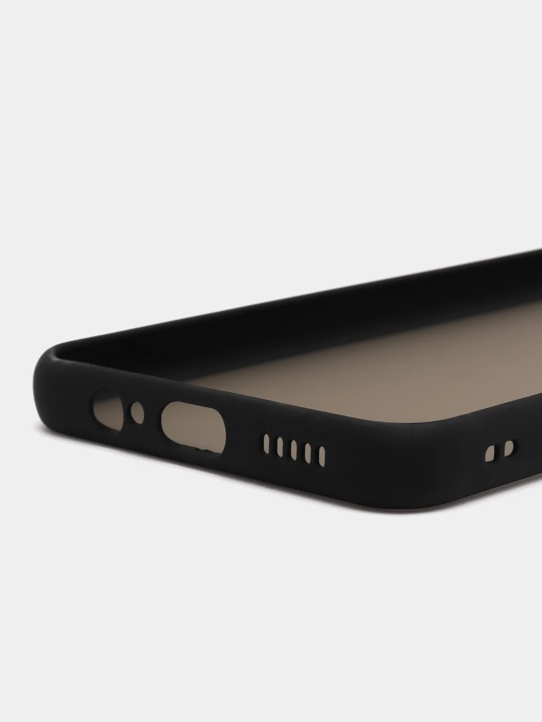 Черный чехол на Poco M4 5G, M4 Pro 5G, матовый, цветные кнопки, Поко М4, М4 Про