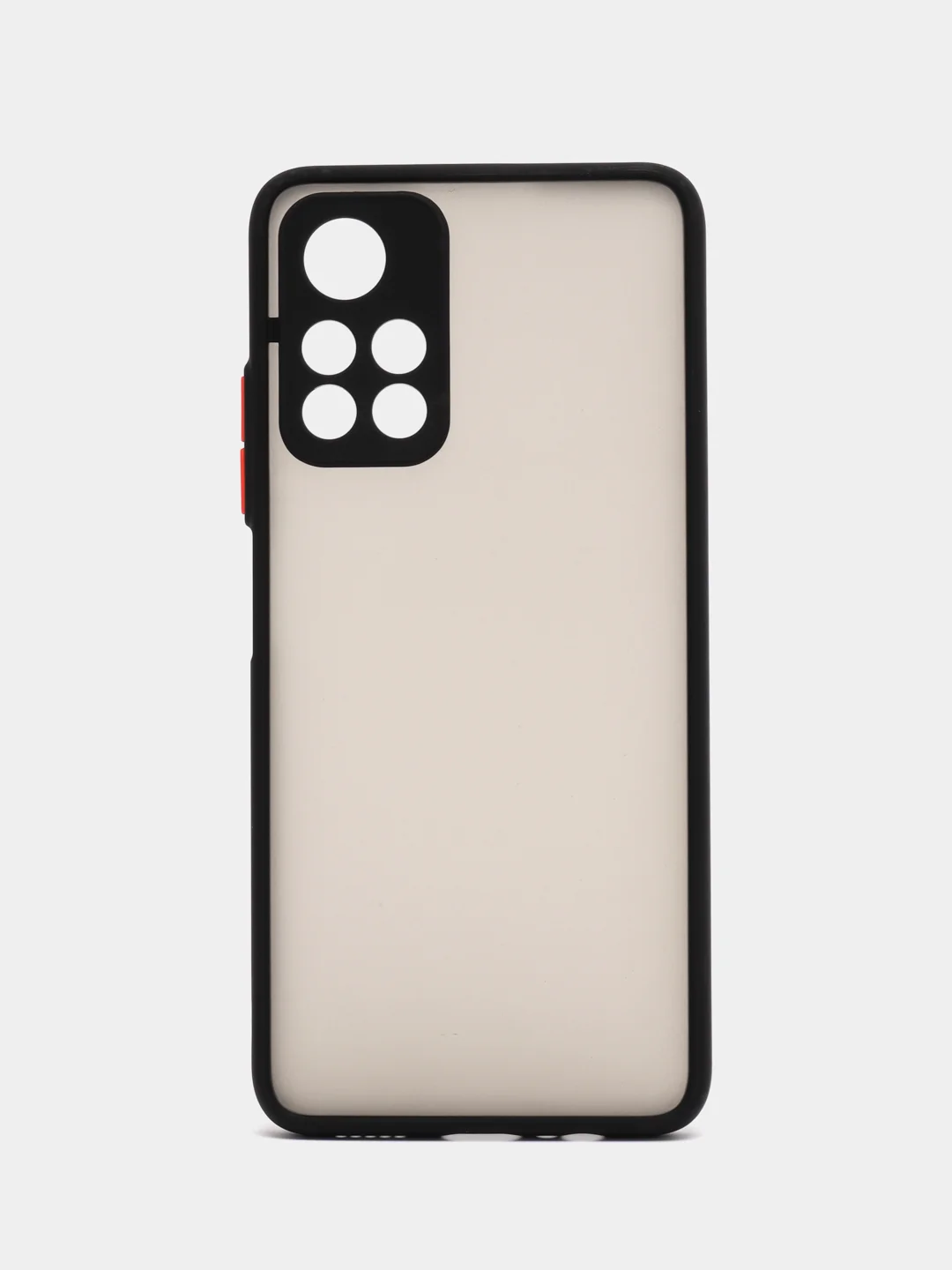 Черный чехол на Poco M4 5G, M4 Pro 5G, матовый, цветные кнопки, Поко М4, М4 Про