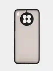 Черный чехол для Honor 50 Lite, Хонор 50 Лайт полупрозрачный, матовый