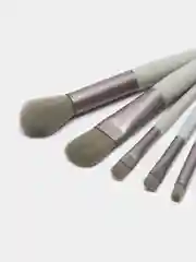 Бежевый кисти для макияжа, 8 штук, для ресниц, теней, румян, кремовых и сухих текстур