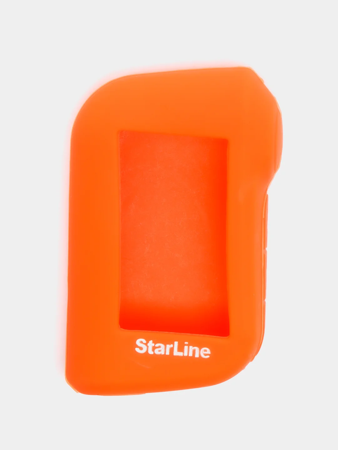 Оранжевый чехол на брелок Starline A93/А63/А39/А36, силиконовый