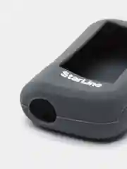 Тёмно-серый чехол на брелок Starline A93/А63/А39/А36, силиконовый