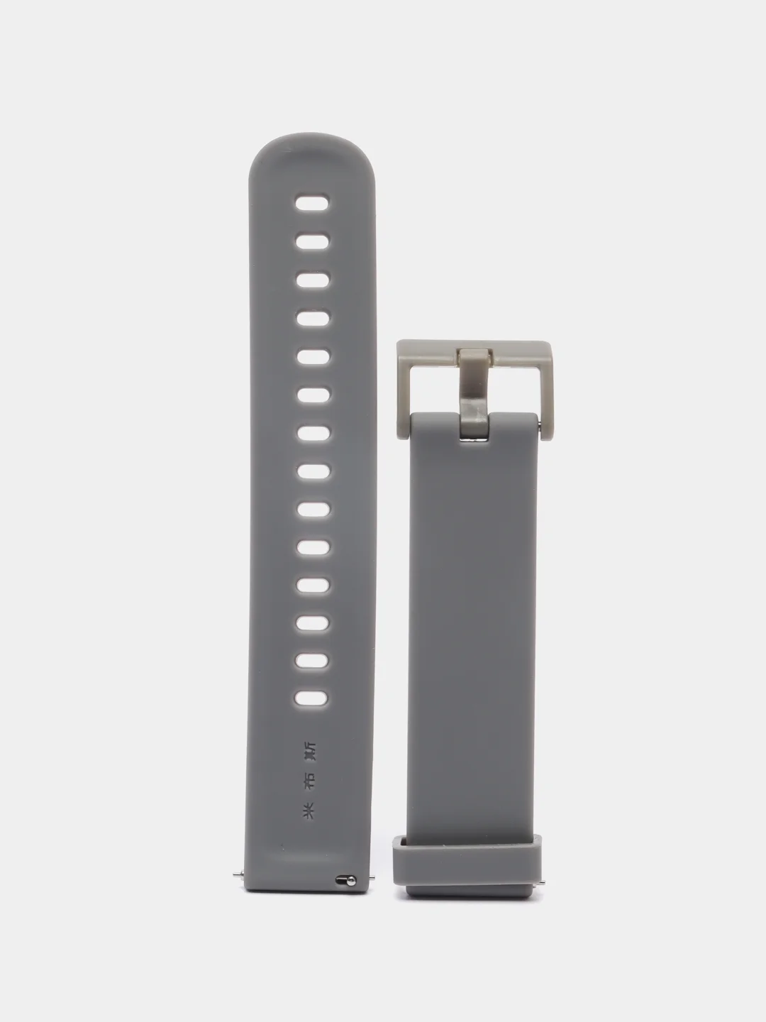 Тёмно-серый ремешок для Xiaomi Amazfit Bip GTR 42 мм / GTS / Samsung Gear S2 силиконовый сяоми самсунг