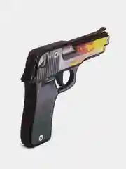 Золотой пистолет резинкострел из игры CS GO, деревянный