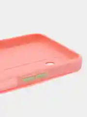 Розовый силиконовый чехол для Tecno POVA Neo 2 (Техно Пова Нео 2), прозрачный с карманом для карт