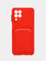 Красный силиконовый чехол для Samsung Galaxy M33 5G (Самсунг Галакси М33 5Ж), матовый
