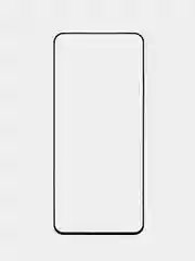 Прозрачный стекло для Vivo V27e защитное ROSCO закаленное прозрачное олеофобное покрытие черная рамка