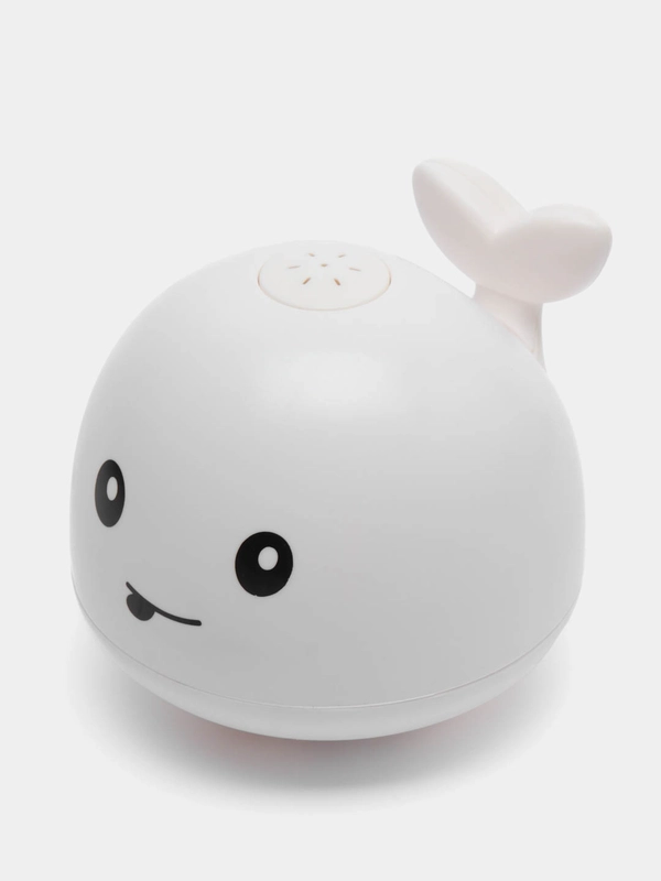 Игрушка для ванной "Кит серый фонтан", с фонтаном. Игрушка для купания