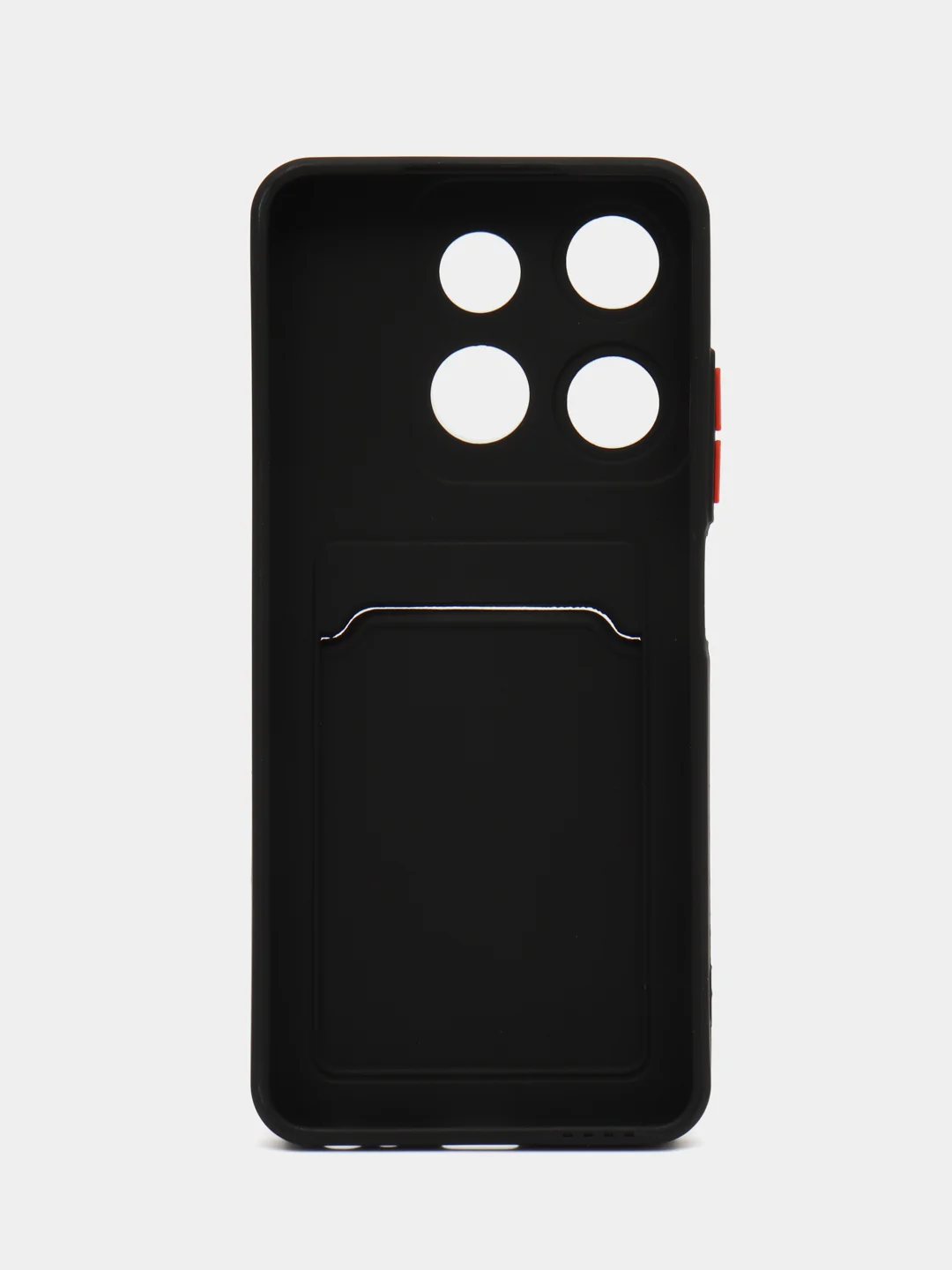Черный силиконовый чехол для Infinix Smart 7 (Инфиникс Смарт 7 ) прозрачный