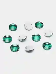 Бирюзовый стеклянные пришивные стразы Pellosa Риволи