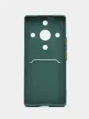 Тёмно-зелёный силиконовый чехол для Honor X9A, Хонор Икс9А