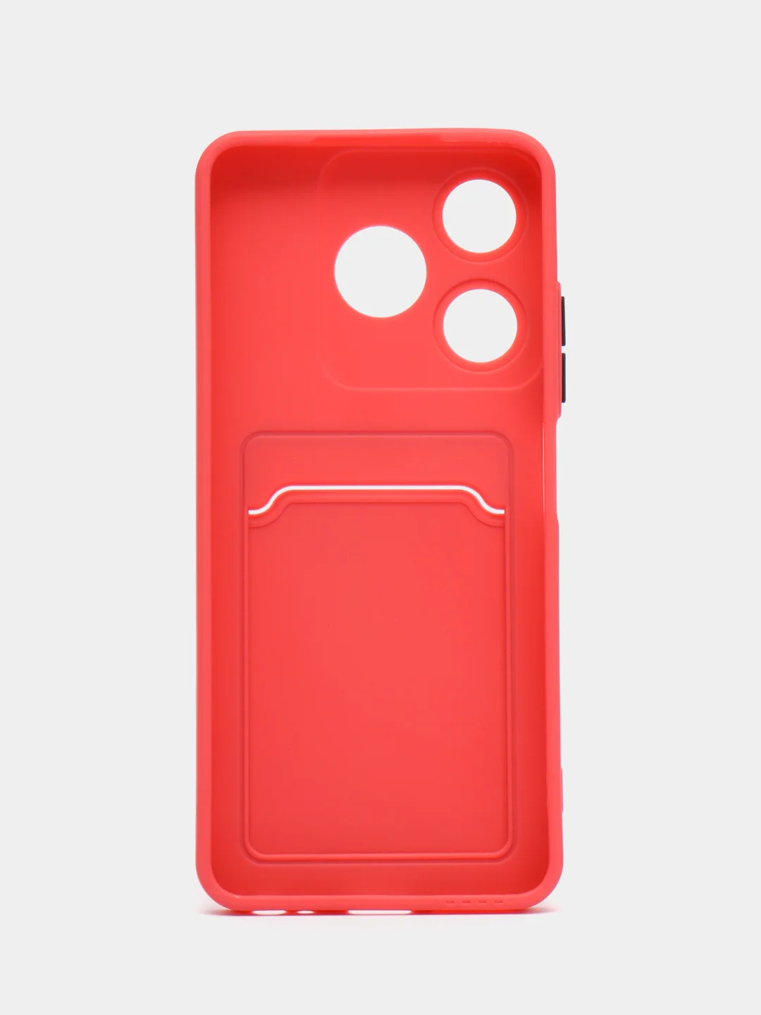 Коралловый чехол для Tecno Spark 10/Spark 10C (Техно Спарк 10/10С), с карманом для карт