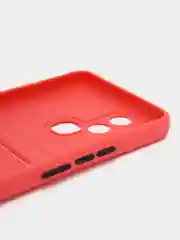 Коралловый силиконовый чехол для Infinix Smart 6 (Инфиникс Смарт 6)