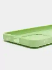 Зеленый силиконовый чехол для Tecno Pova 4, Пова 4, c отсеком для карт, прозрачный