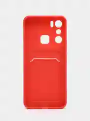 Коралловый силиконовый чехол для Infinix Hot 20i (Инфиникс Хот 20ай)