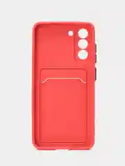 Коралловый чехол для Samsung Galaxy S21 FE, S21FE (Самсунг Галакси С21 ФЕ, С21ФЕ), силиконовый