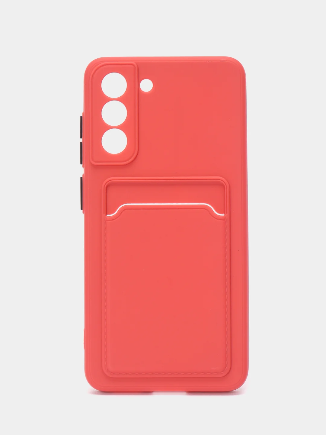 Коралловый чехол для Samsung Galaxy S21 FE, S21FE (Самсунг Галакси С21 ФЕ, С21ФЕ), силиконовый