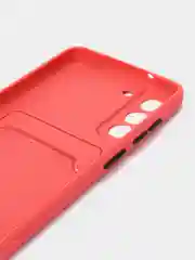 Коралловый чехол для Samsung Galaxy S21 FE, S21FE (Самсунг Галакси С21 ФЕ, С21ФЕ), силиконовый