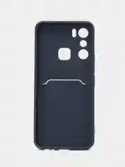 Темно-синий силиконовый чехол для Infinix Hot 20i (Инфиникс Хот 20ай)