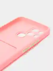 Пудровый силиконовый чехол для Infinix Smart 6 (Инфиникс Смарт 6)