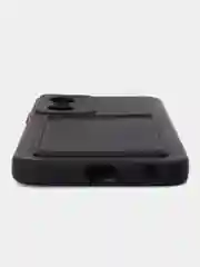 Черный силиконовый чехол для Tecno POP 6 Pro (Техно Поп 6 Про), прозрачный