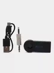 Автомобильный AUX ресивер Bluetooth адаптер для музыки и громкой связи