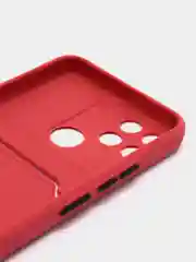 Коралловый силиконовый чехол для Realme C21Y, C25Y, Narzo 50 Pro, c отсеком для карт