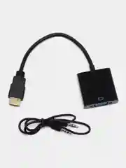 Черный адаптер HDMI / VGA