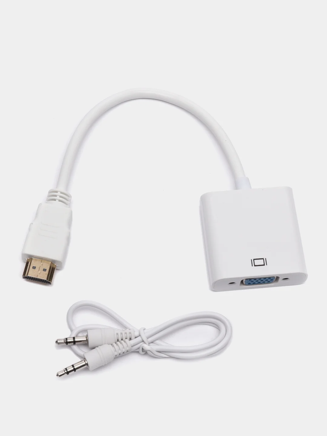 Белый адаптер HDMI / VGA