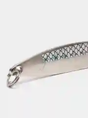 Серебряный блесна рыболовная / Колебалка (8 см, 20 г)