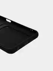 Черный чехол Poco X3 / Poco X3 Pro (Поко Х3 Про) силиконовый с карманом для карты