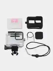 Набор аквабокс + силиконовый чехол + защитные стёкла для GoPro Hero 9/10/11/12