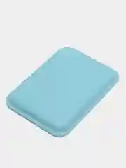 Голубой картхолдер на iPhone, с поддержкой MagSafe Leather Wallet