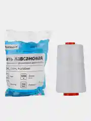 Нить для прошивки документов OfficeSpace, лавсановая, d 1мм, 1000м, ЛШ-210, белая