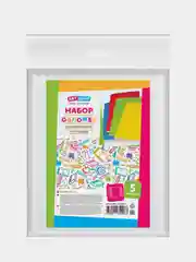 Набор обложек (5 шт.) 210*350 для дневников и тетрадей, ArtSpace, ПЭ 150мкм