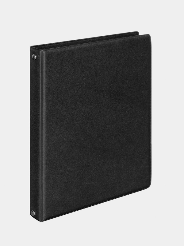 Тетрадь на кольцах А5, 160 л., (2 блока), ArtSpace, обл. ПВХ, черный