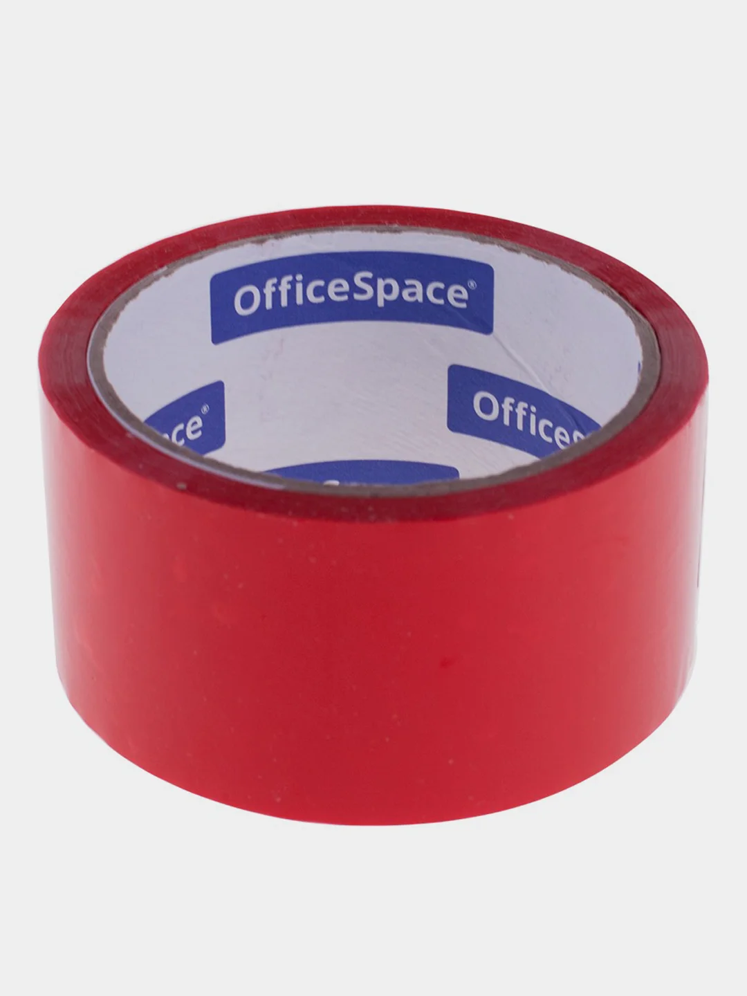 Красный клейкая лента упаковочная OfficeSpace, 48мм*40м, 45мкм