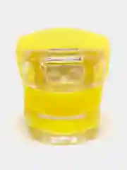 Фонарь силиконовый вело (2 оранжевых диода, желтый корпус)