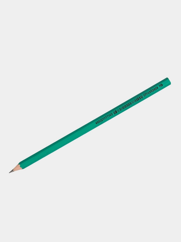 Карандаш ч/г OfficeSpace HB, заточен., пластиковый, 12 шт.
