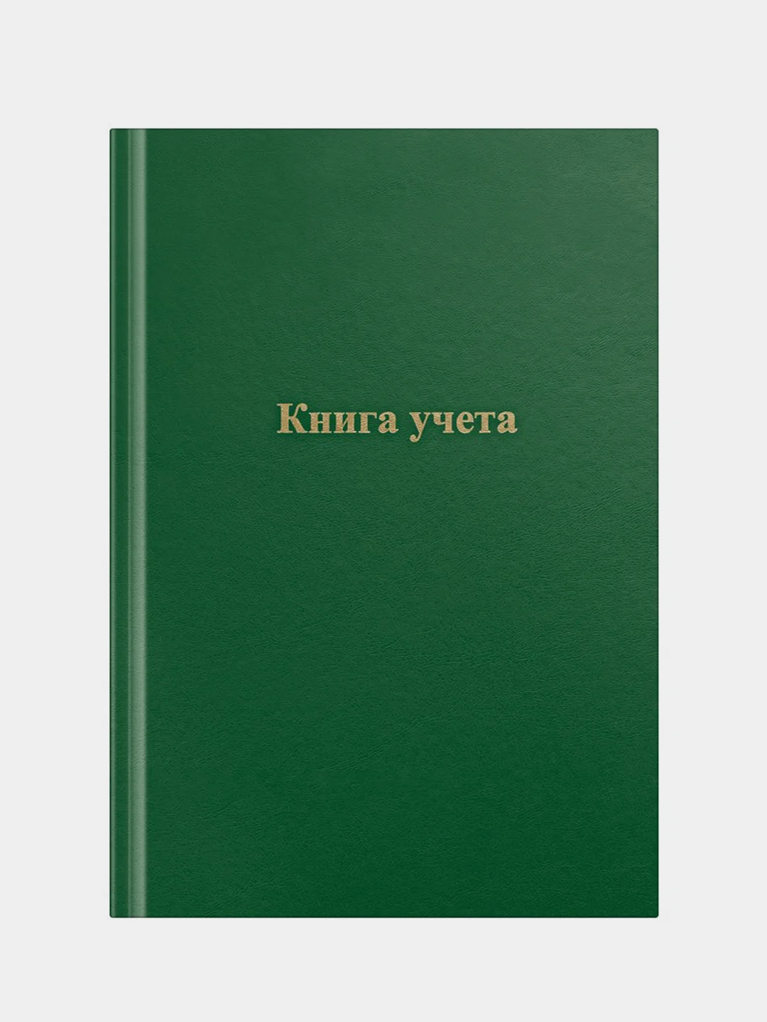 Зеленый книга учета OfficeSpace, А4, 96 л., клетка, 200*290мм, бумвинил, блок офсетный