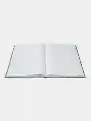 Книга учета OfficeSpace, А4, 96л., клетка, 200*290мм, бумвинил, цвет черный, блок офсетный