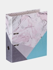 Папка-регистратор OfficeSpace "Soda. Marble", 70мм, офсет