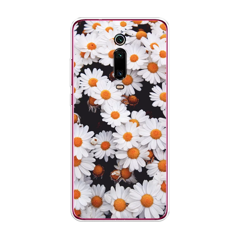 Золотой чехол на Xiaomi Redmi K20/K20 Pro/Mi 9T/Mi 9T Pro / Сяоми Редми К20 прозрачный, с рисунком