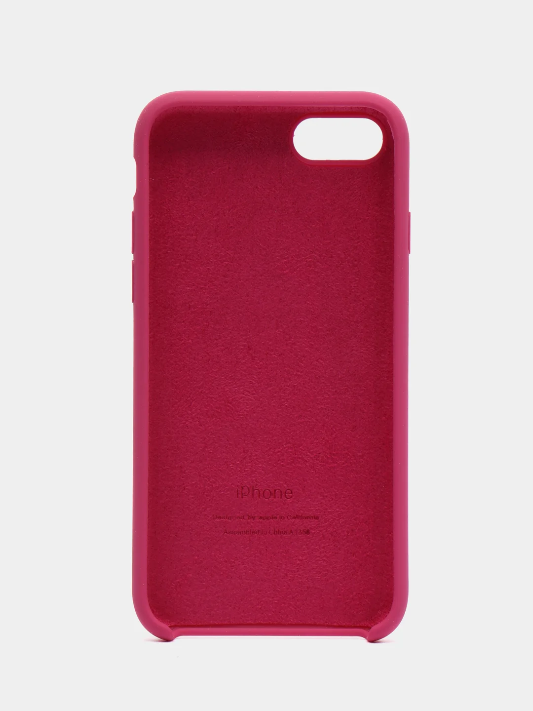Тёмно-розовый чехол Silicone Case для iPhone 7/8