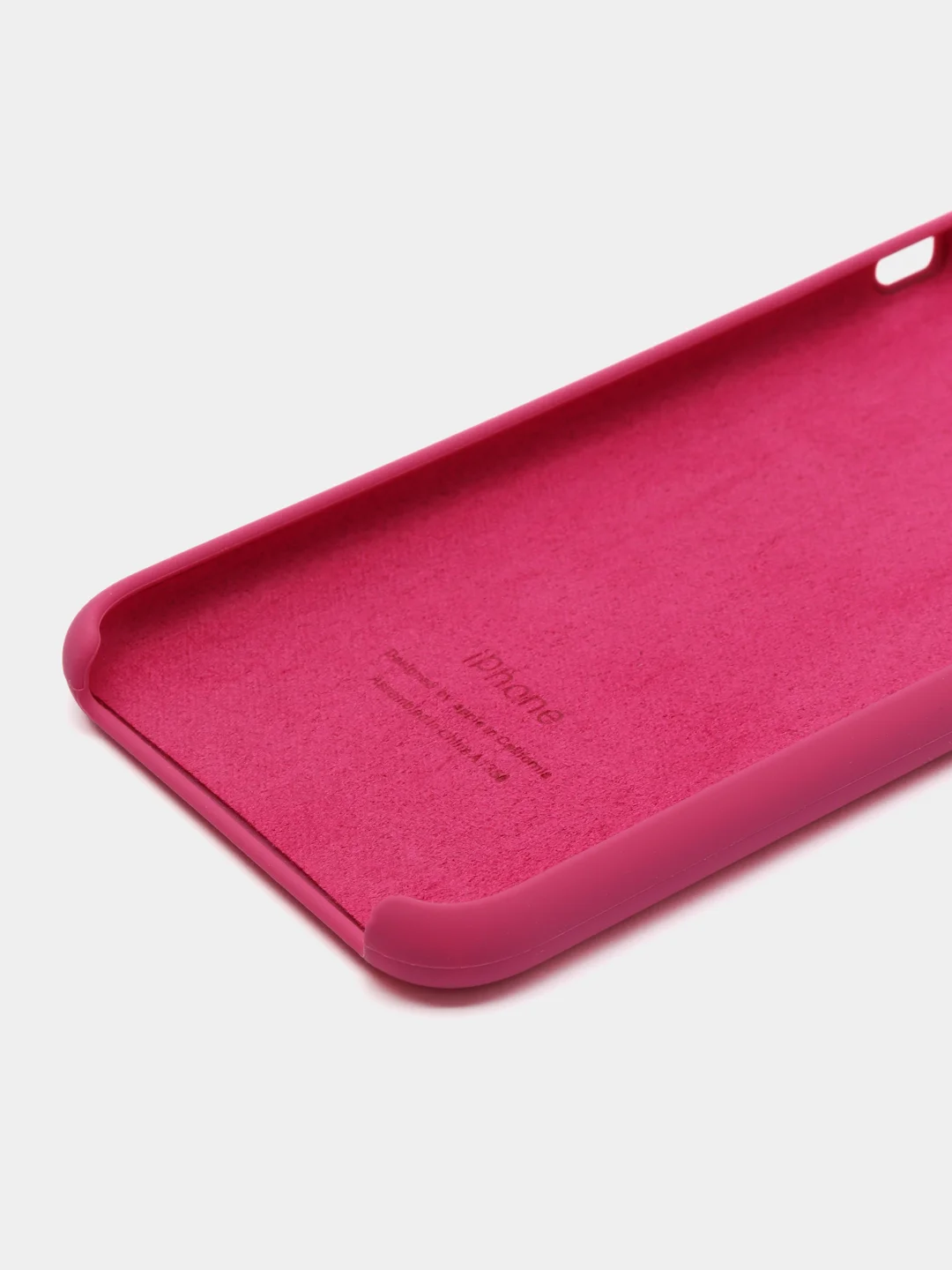 Тёмно-розовый чехол Silicone Case для iPhone 7/8