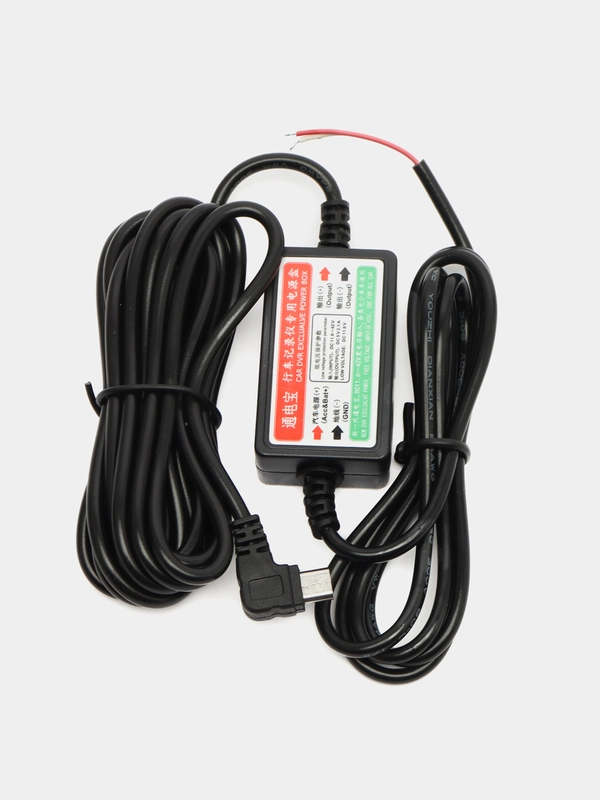 Адаптер питания видеорегистратора для скрытого монтажа, угловой разьем Micro USB