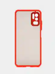 Красный чехол для Xiaomi Redmi Note 10T, силиконовый, цветные кнопки, Редми Ноут 10Т